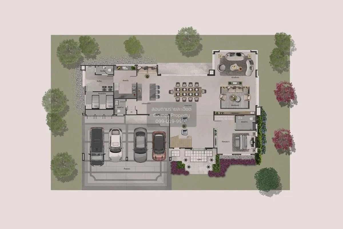 ขายบ้าน  ณริณสิริ กรุงเทพกรีฑา MRT-ลำสาลี (สายสีเหลือง) สะพานสูง  2