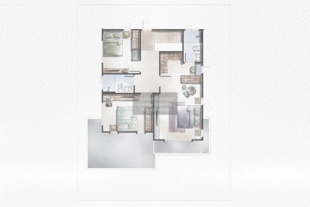 ขายบ้าน  ฮาบิเทีย ชัยพฤกษ์ - วงแหวน บางบัวทอง บางบัวทอง นนทบุรี C 3