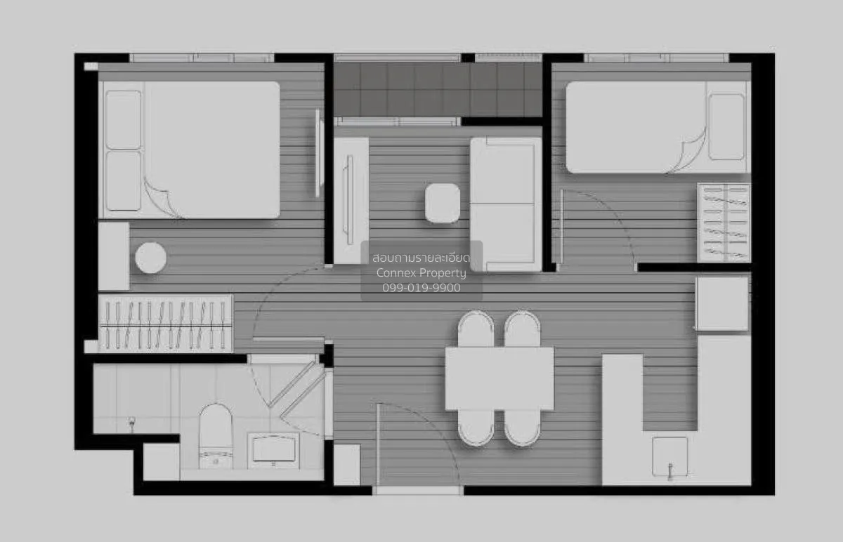 เช่าคอนโด  โนเบิล นิว อีโว อารีย์ BTS-อารีย์ ถนนพญาไท เขต พญาไท ก