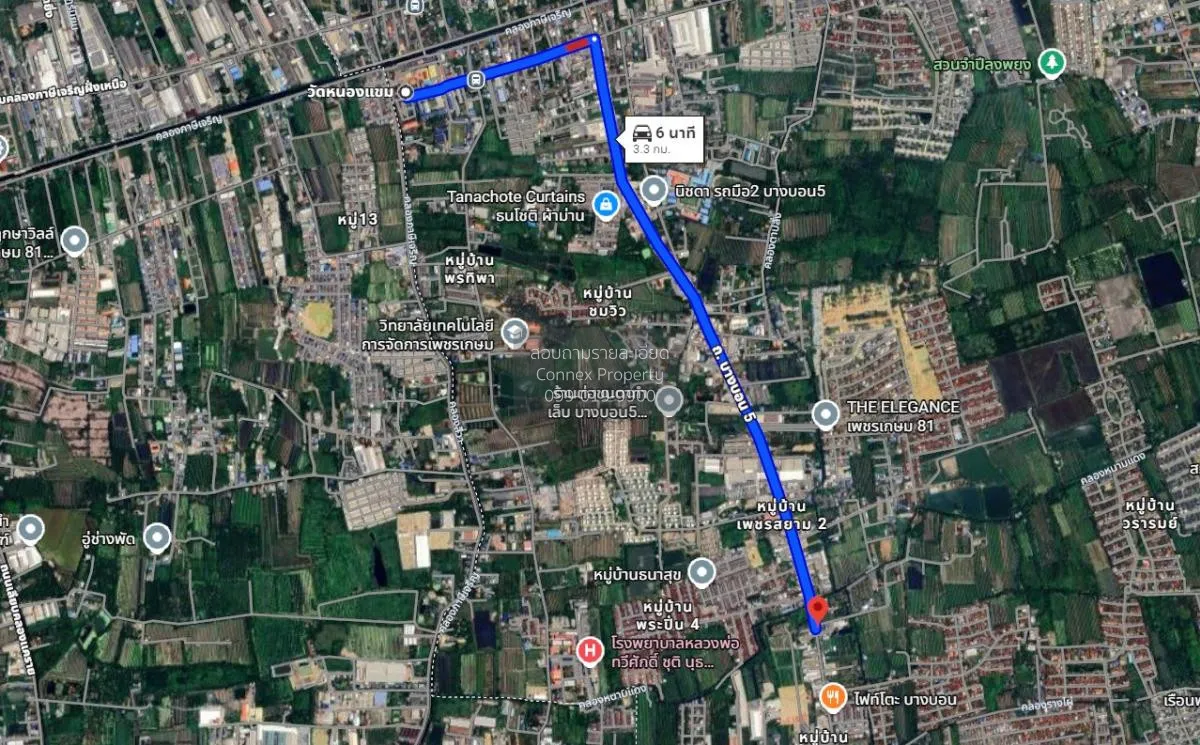 ขายบ้าน  เพชรมณฑลกรีน บางบอน 5 หนองแขม เขต หนองแขม กรุงเทพ CX-137