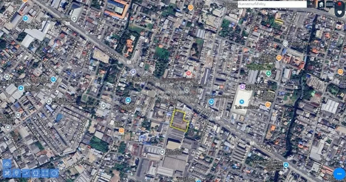 ขายที่ดิน ย่านสุขสวัสดิ์ บางปะกอก เขต ราษฎร์บูรณะ กรุงเทพ CX-1371 2