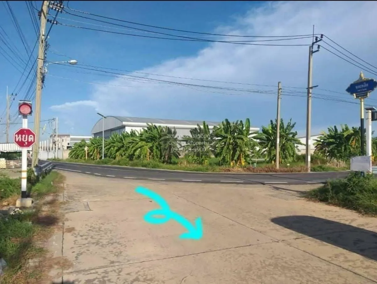 For Sale Land in the Pracha Uthit 90 Area , wide frontage , Ban K
