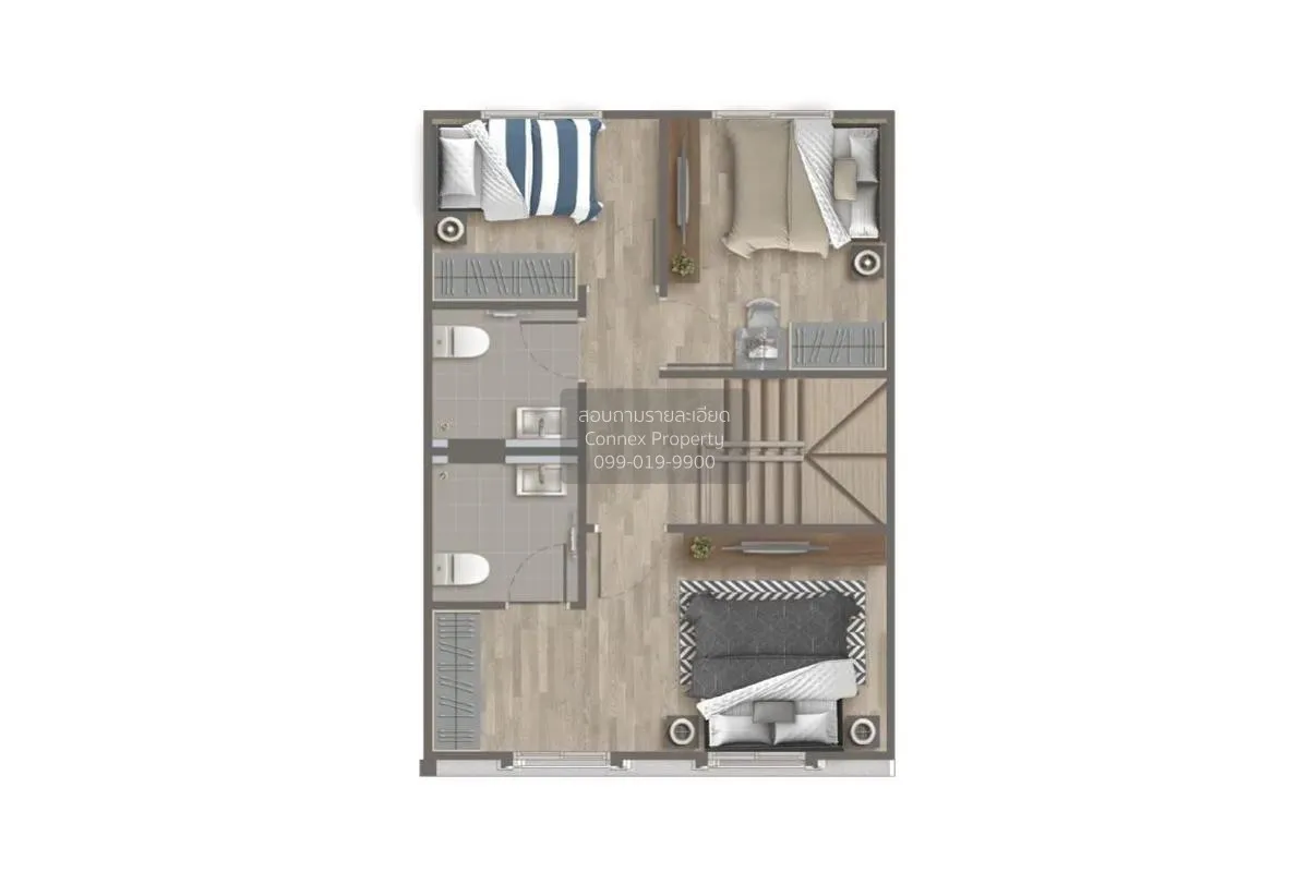 ขายทาวน์เฮ้าส์/ทาวน์โฮม  สิริ เพลส พัฒนาการ ดอกไม้ เขต ประเวศ กรุ 3