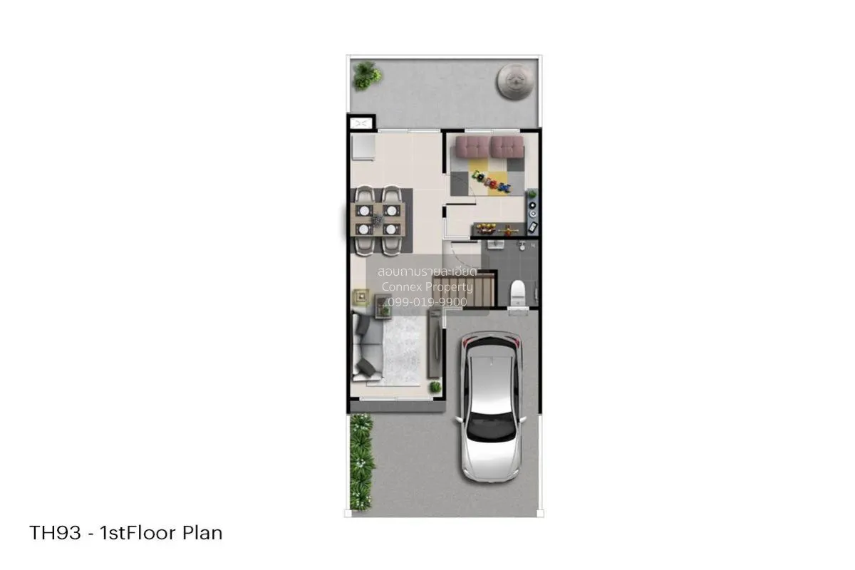 ขายทาวน์เฮ้าส์/ทาวน์โฮม  สิริ เพลส ประชาอุทิศ 90 บ้านคลองสวน พระส 2