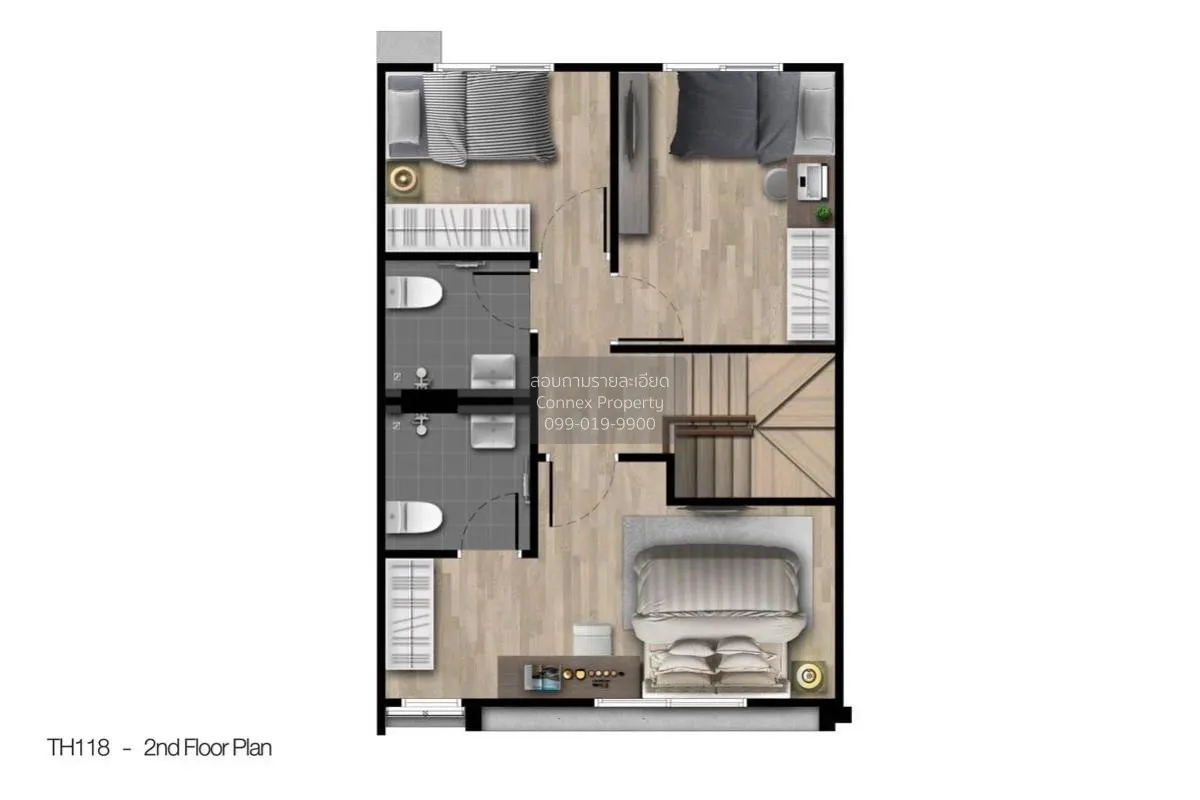 ขายทาวน์เฮ้าส์/ทาวน์โฮม  สิริ เพลส ประชาอุทิศ 90 บ้านคลองสวน พระส 3