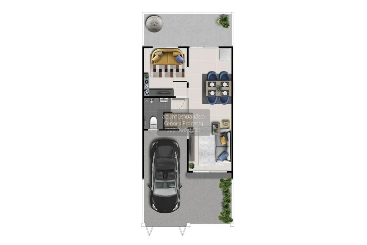 ขายทาวน์เฮ้าส์/ทาวน์โฮม  สิริ เพลส ประชาอุทิศ 75 ทุ่งครุ เขต ทุ่ง 2