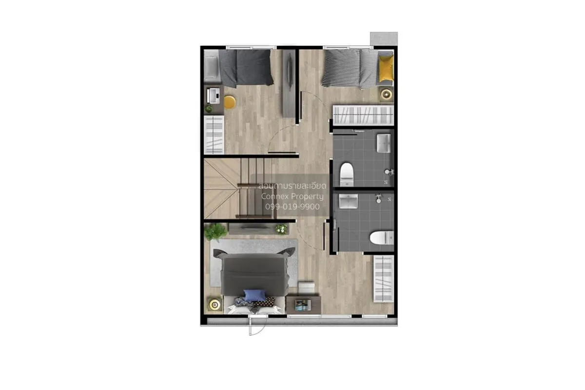 ขายทาวน์เฮ้าส์/ทาวน์โฮม  สิริ เพลส ประชาอุทิศ 75 ทุ่งครุ เขต ทุ่ง 3