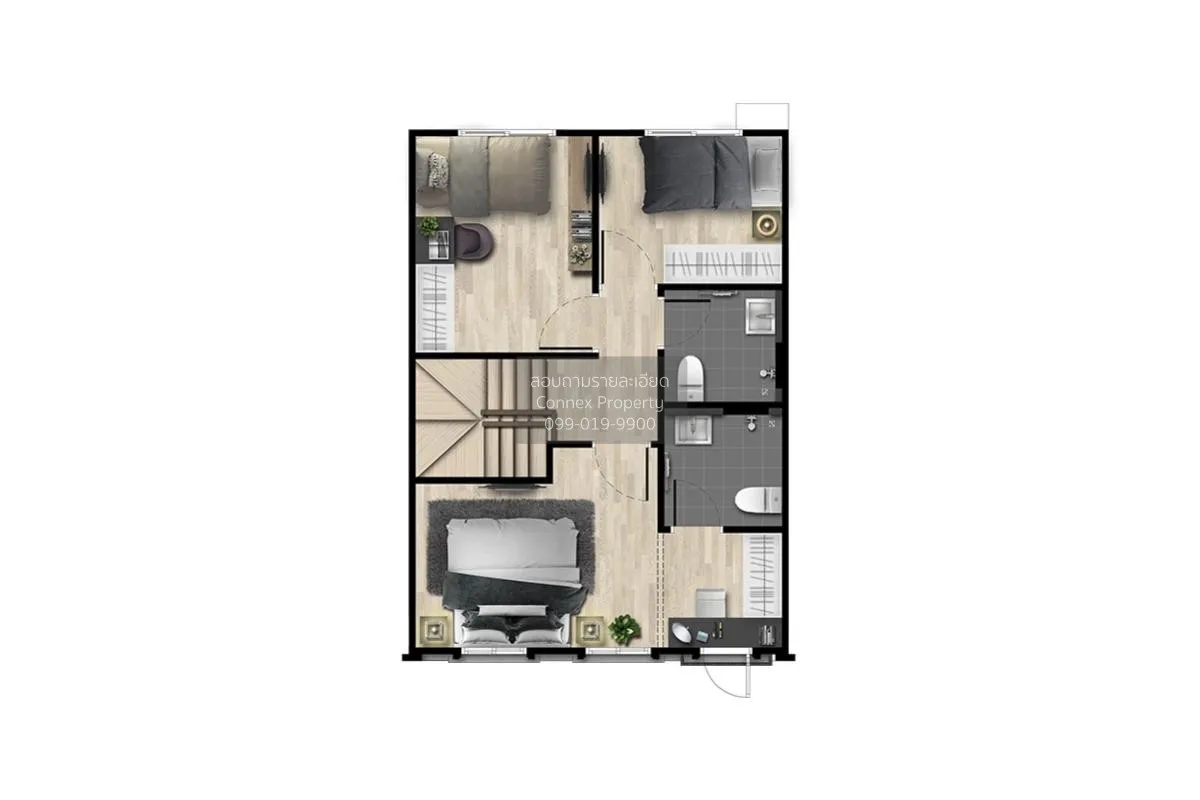 ขายทาวน์เฮ้าส์/ทาวน์โฮม  สิริ เพลส บางนา - สุวรรณภูมิ ศีรษะจรเข้น 3