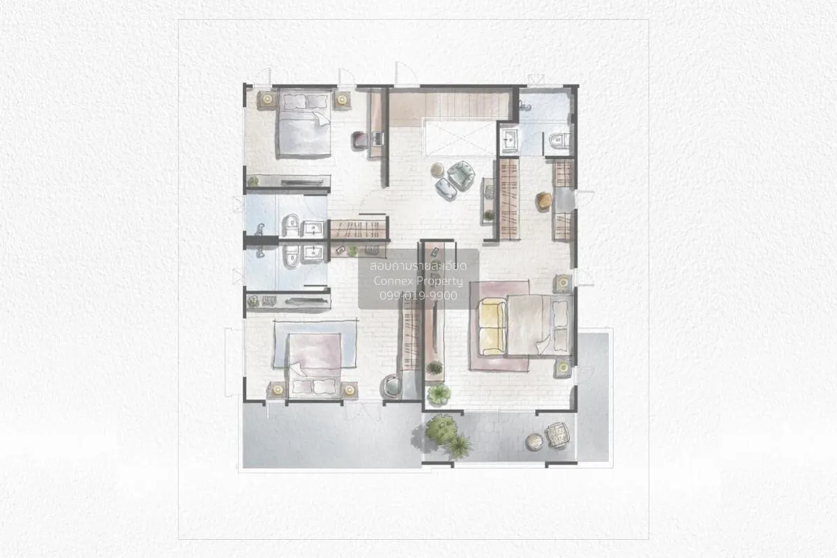 ขายบ้าน  สราญสิริ ราชพฤกษ์ 346 บางเดื่อ เขต ปทุมวัน ปทุมธานี CX-1 3