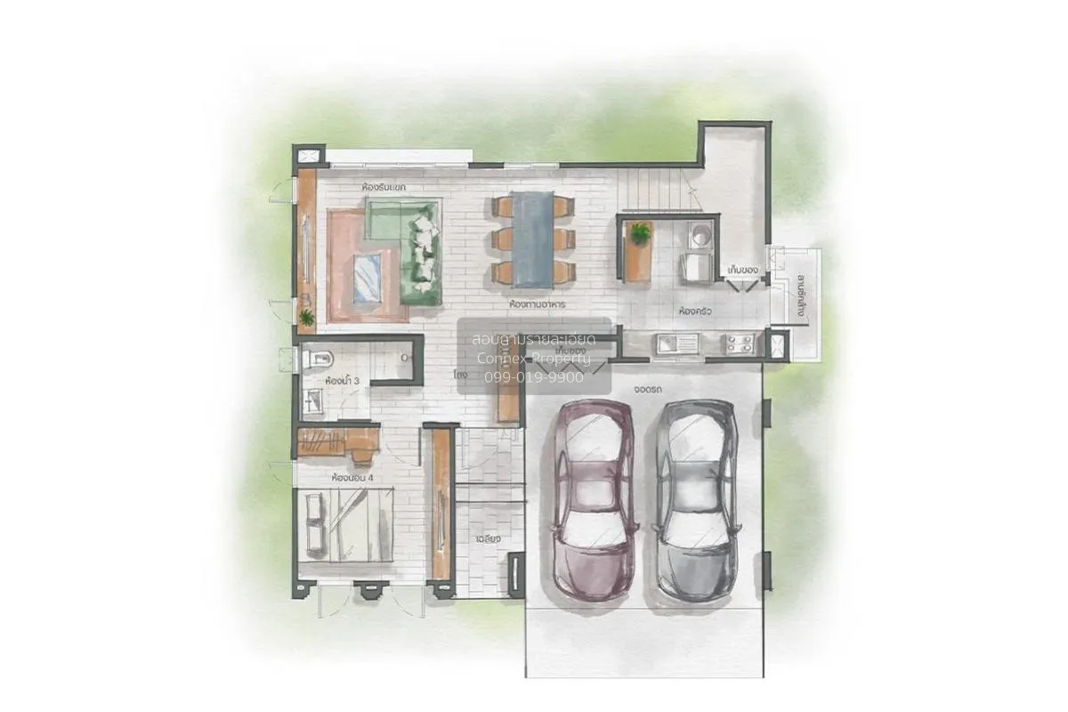 ขายบ้าน  สราญสิริ ประชาอุทิศ 90 บ้านคลองสวน พระสมุทรเจดีย์ สมุทรป 2