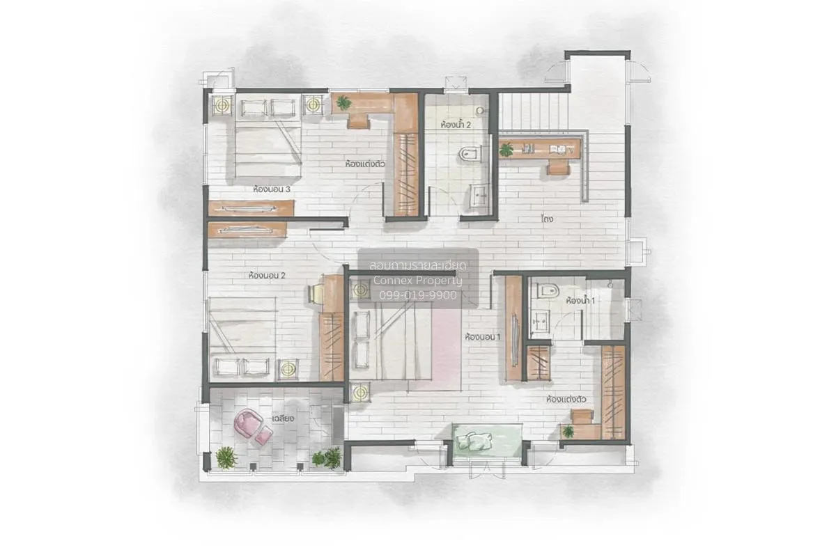 ขายบ้าน  สราญสิริ ประชาอุทิศ 90 บ้านคลองสวน พระสมุทรเจดีย์ สมุทรป 3