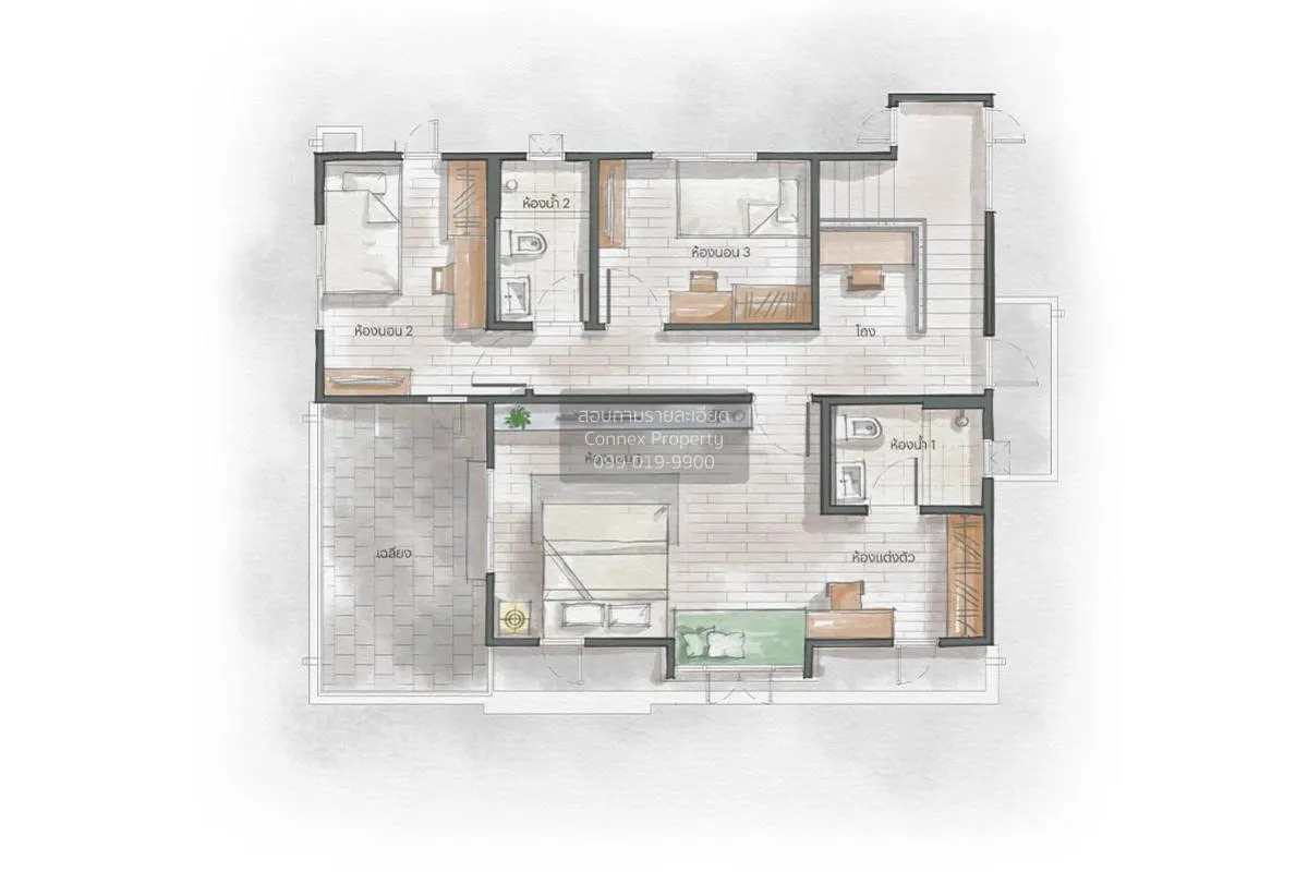 ขายบ้าน  สราญสิริ ประชาอุทิศ 90 บ้านคลองสวน พระสมุทรเจดีย์ สมุทรป 3