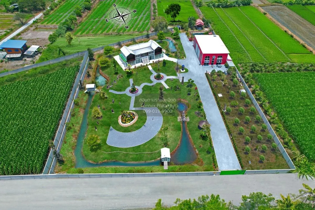 ขายบ้านสไตล์ยุโรป วิวธรรมชาติ พื้นที่กว้าง 4 ไร่  อ.บางเลน  นครปฐ