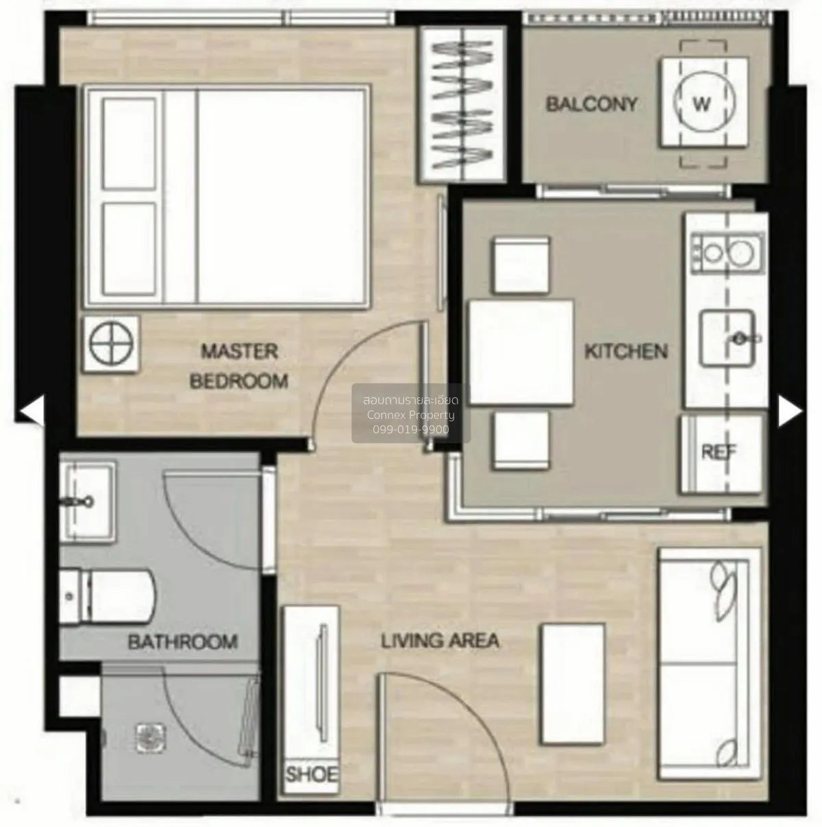 เช่าคอนโด  เดอะ ไลน์ วงศ์สว่าง MRT-วงศ์สว่าง วงศ์สว่าง เขต บางซื่