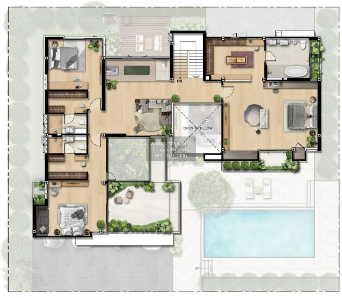 ขายบ้าน  เดอะ มาสเตอร์ ราชพฤกษ์ - ปิ่นเกล้า ตลิ่งชัน เขต ตลิ่งชัน 3