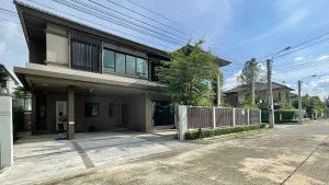 For Sale House , Life Bangkok Boulevard Ramintra 105 , corner unit , wide frontage , MRT-Bang Chan , Khanna Yao , Khanna Yao , Bangkok , CX-140115