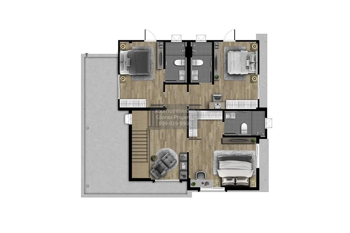 ขายบ้าน  เซนโทร วัชรพล 2 ออเงิน เขต สายไหม กรุงเทพ CX-140398 3