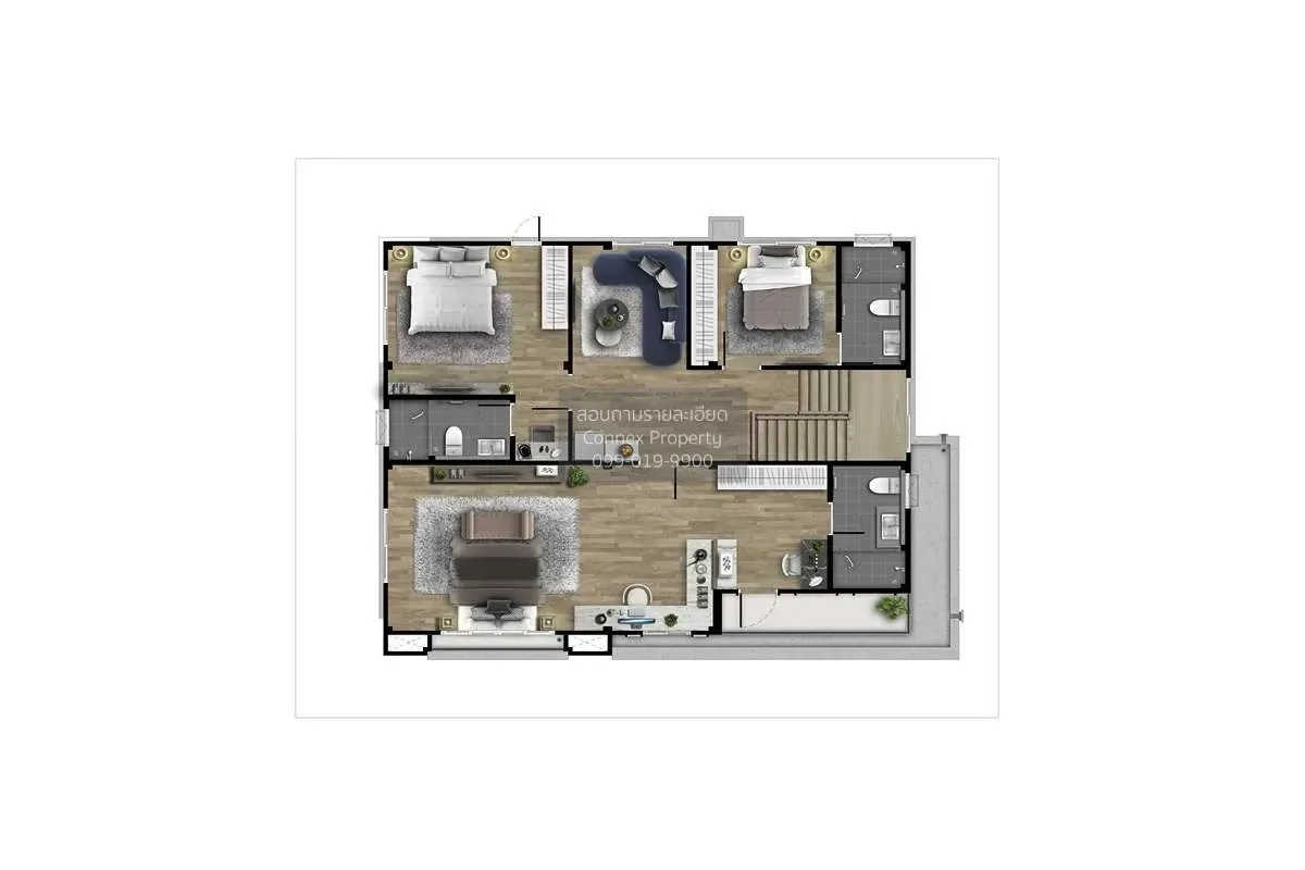 ขายบ้าน  โมเดน กาญจนาฯ - บางใหญ่ ไทรน้อย ไทรน้อย นนทบุรี CX-14062 3