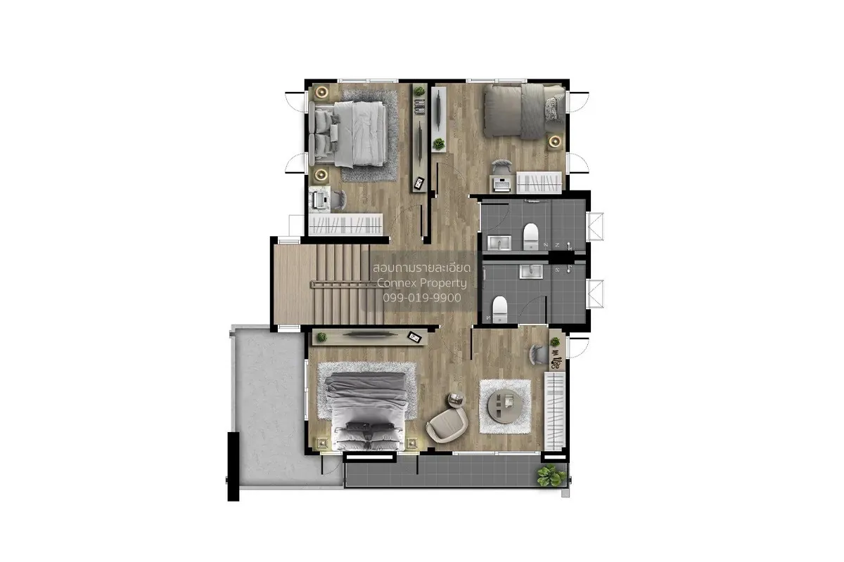 ขายบ้าน  เซนโทร ราชพฤกษ์ 3 บางกร่าง เมืองนนทบุรี นนทบุรี CX-14063 3