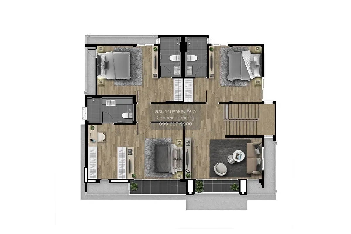 ขายบ้าน  เดอะ ซิตี้ พระราม 5 - นครอินทร์ 2 บางขุนกอง บางกรวย นนทบ 3