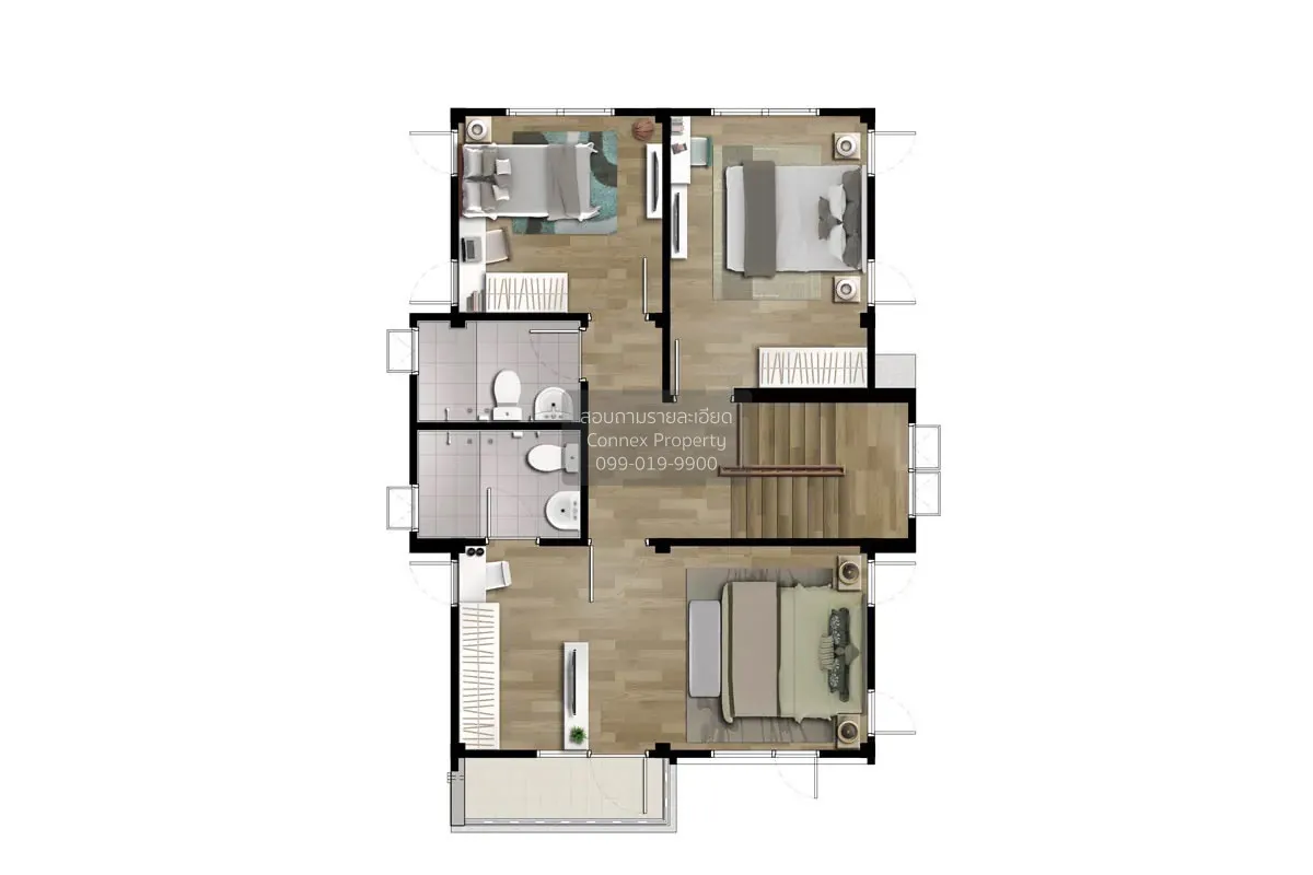 ขายบ้าน  เซนโทร สะพานมหาเจษฎาบดินทร์ฯ 3 MRT-ไทรม้า ไทรม้า เมืองนน 3