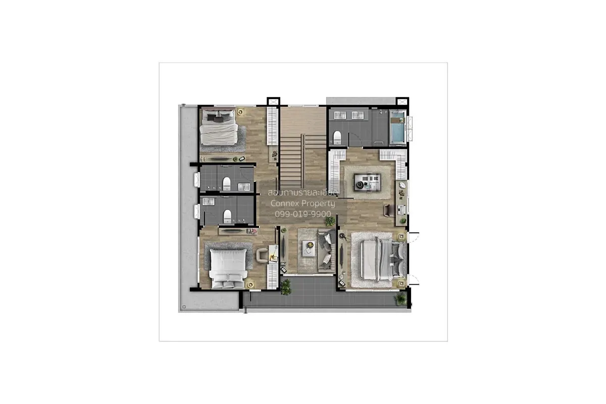 ขายบ้าน  เซนโทร พระราม 2 - พุทธบูชา 2 ท่าข้าม เขต บางขุนเทียน กรุ 3