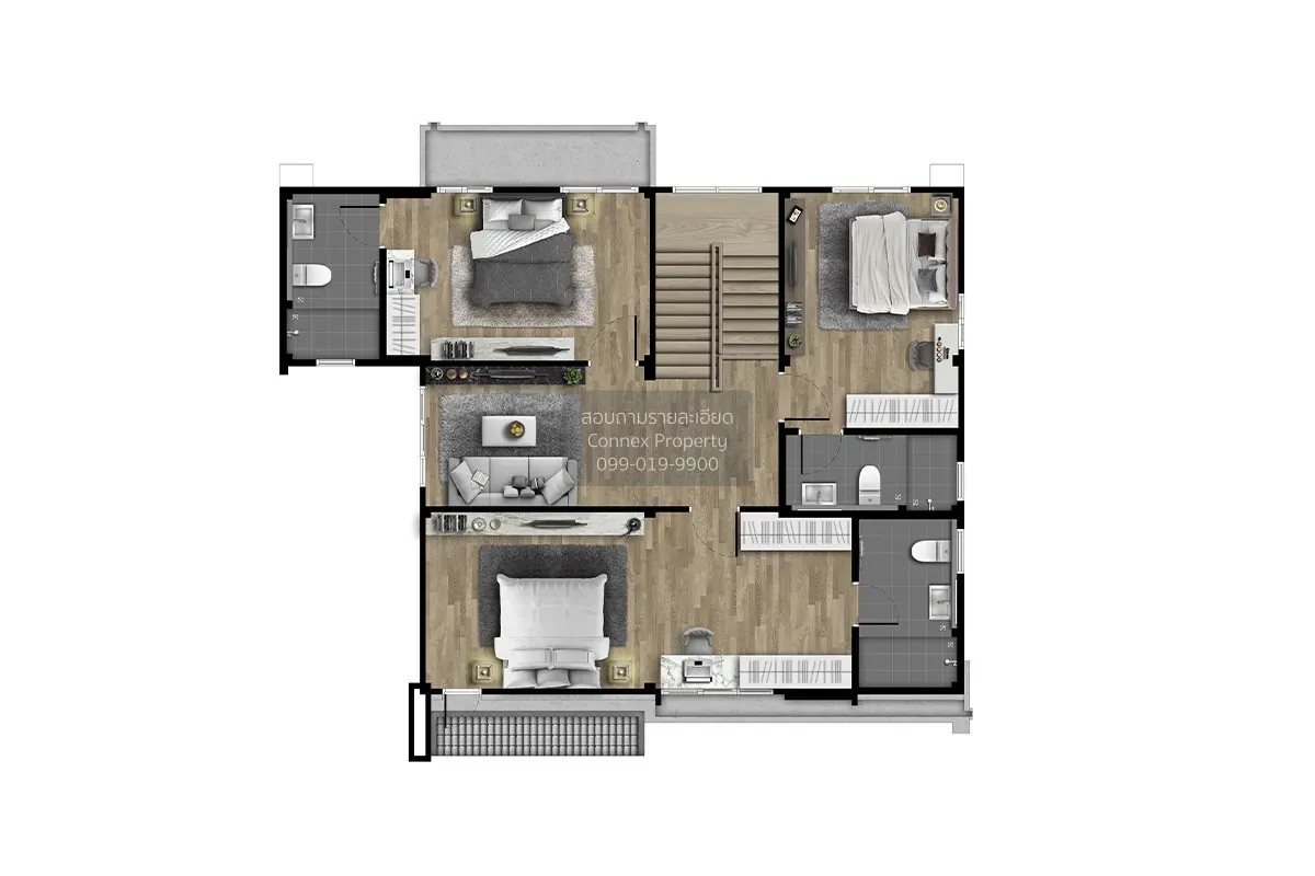 ขายบ้าน  โมเดน รามอินทรา - หทัยราษฎร์ บางชัน เขต คลองสามวา กรุงเท 3