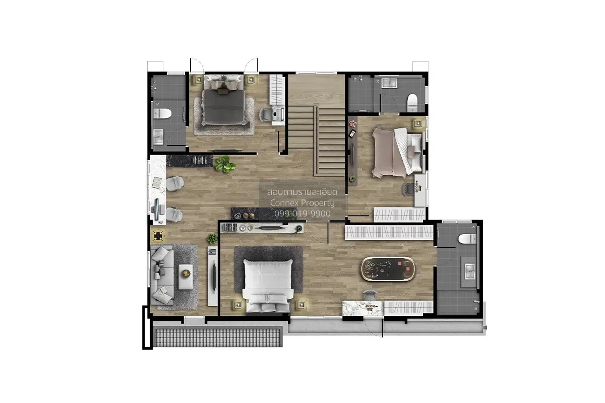 ขายบ้าน  โมเดน รามอินทรา - หทัยราษฎร์ บางชัน เขต คลองสามวา กรุงเท 3