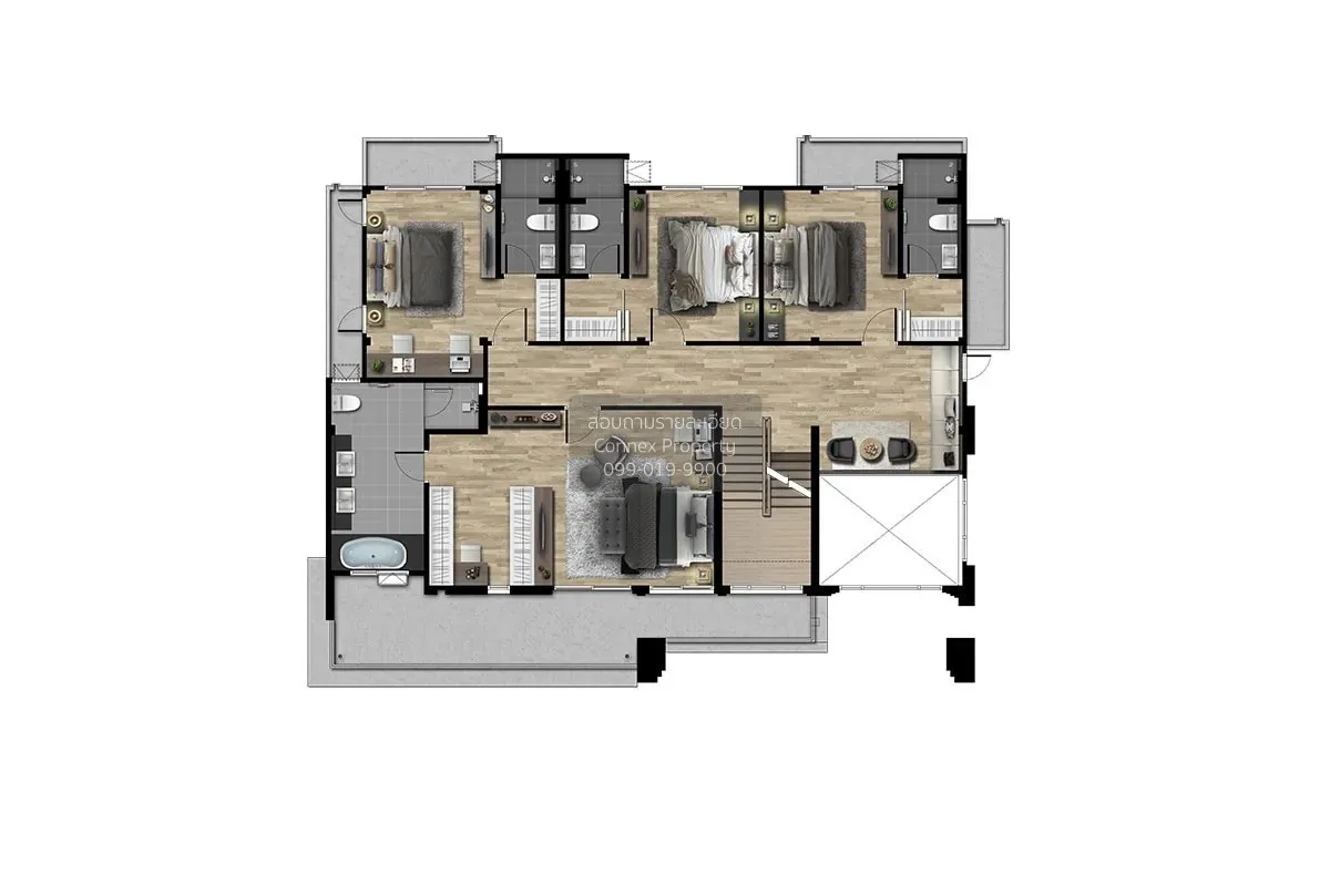 ขายบ้าน  เดอะ ซิตี้ รามอินทรา 3 ออเงิน เขต สายไหม กรุงเทพ CX-1412 3