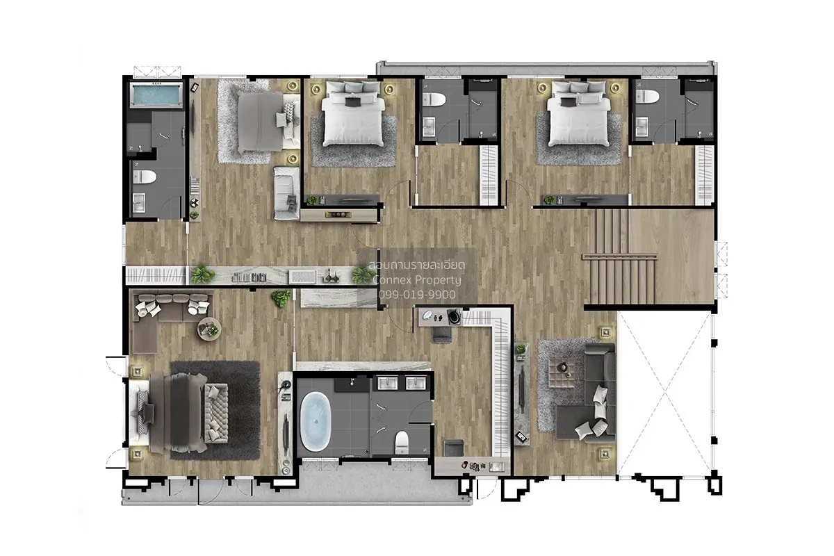 ขายบ้าน  เดอะ ซิตี้ รามอินทรา - วงแหวน 2 สามวาตะวันตก เขต คลองสาม 3