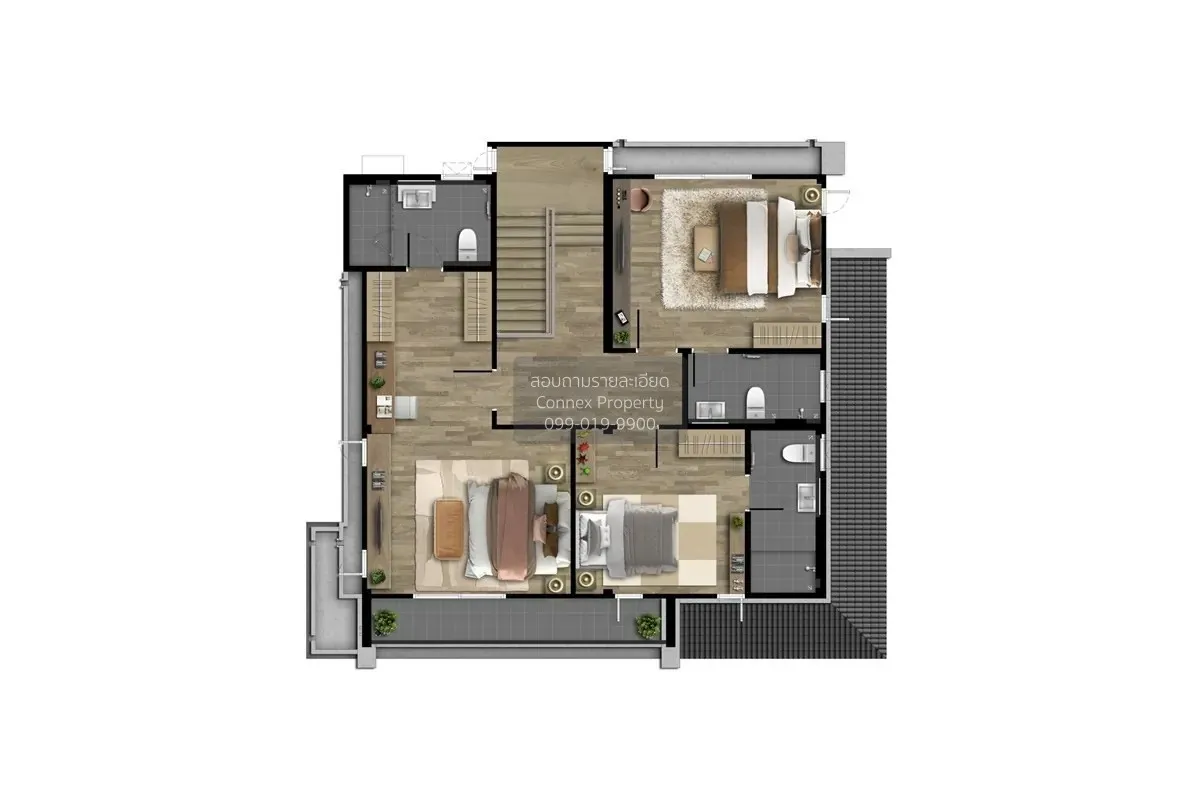 ขายบ้าน  เซนโทร สาทร - สุขสวัสดิ์ บางมด เขต ทุ่งครุ กรุงเทพ CX-14 3