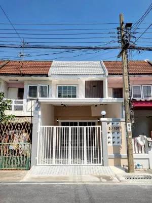 ขายทาวน์เฮ้าส์/ทาวน์โฮม  บ้านรัตนาธิเบศร์ รีโนเวทใหม่ MRT-ตลาดบางใหญ่ บางรักพัฒนา บางบัวทอง นนทบุรี CX-142683