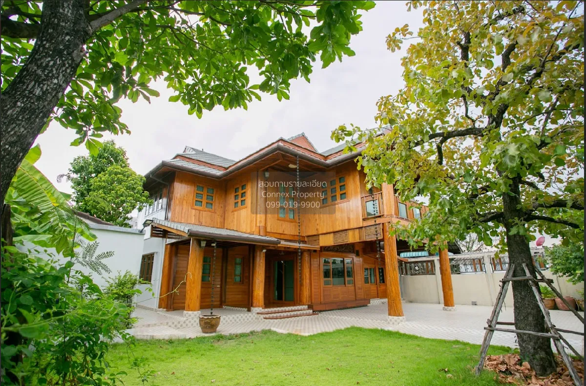 For Sale Teak house  , newly renovated , Sam Saen Nok , Huai Khwa