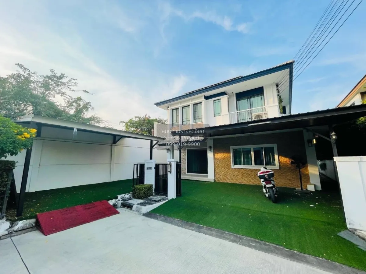 ขายบ้าน  มัณฑนา เลค วัชรพล ห้องมุม หน้ากว้าง รีโนเวทใหม่ ออเงิน เ 1