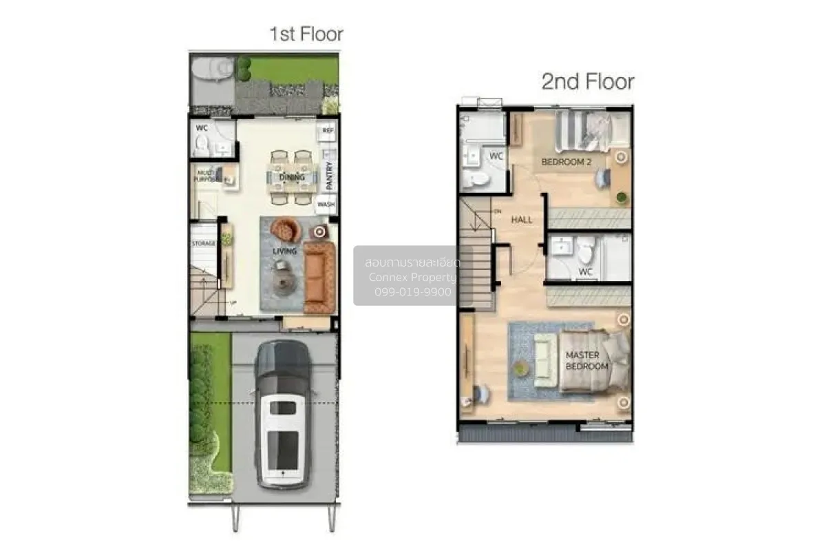 For Sale Townhouse/Townhome  , indy Bangyai 2 , Bang Mae Nang , B