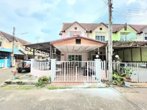 For Sale Townhouse/Townhome  , Baan Thanvalai , corner unit , Bueng , Si Racha , Chon Buri , CX-144626