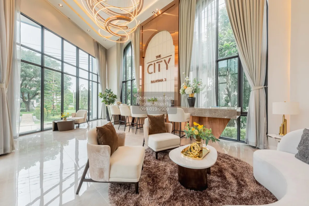 For Sale House , THE CITY Bangna 2 , wide frontage , Bang Phli Ya