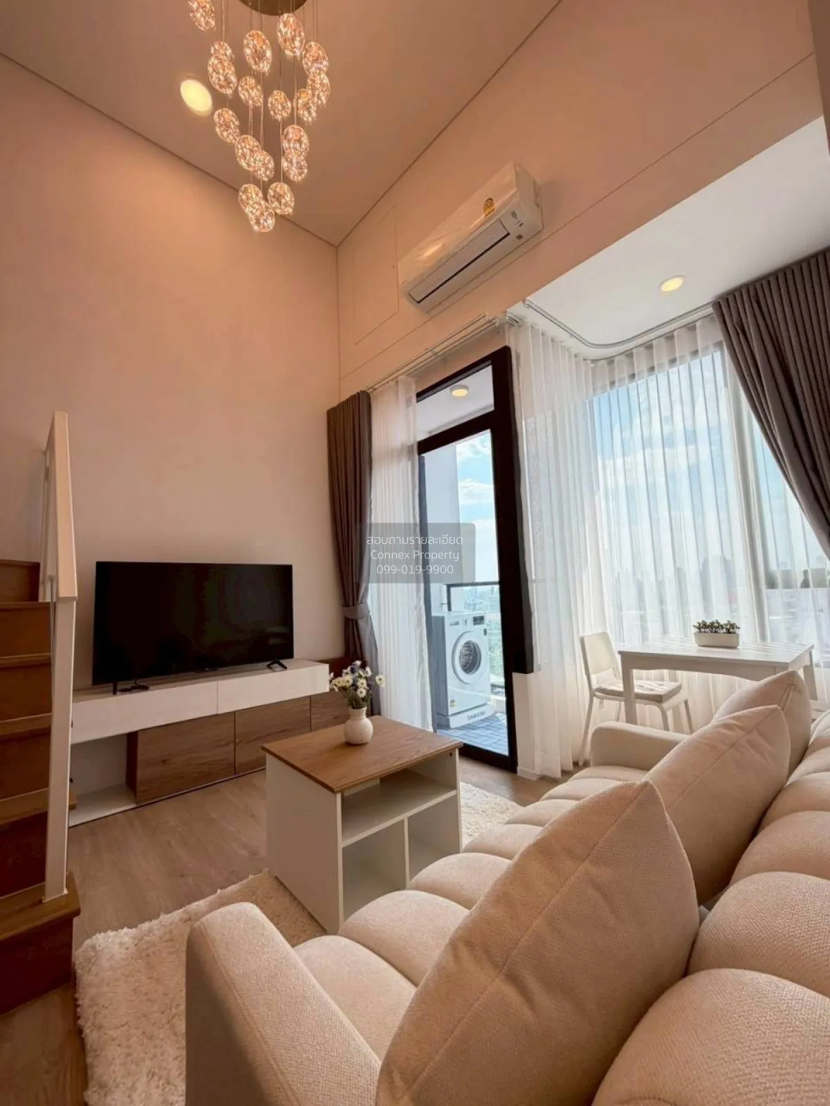 เช่าคอนโด  ไซมิส พระราม 9 (แลนด์มาร์ค @MRTA Station) ดูเพล็กซ์ ห้ 2