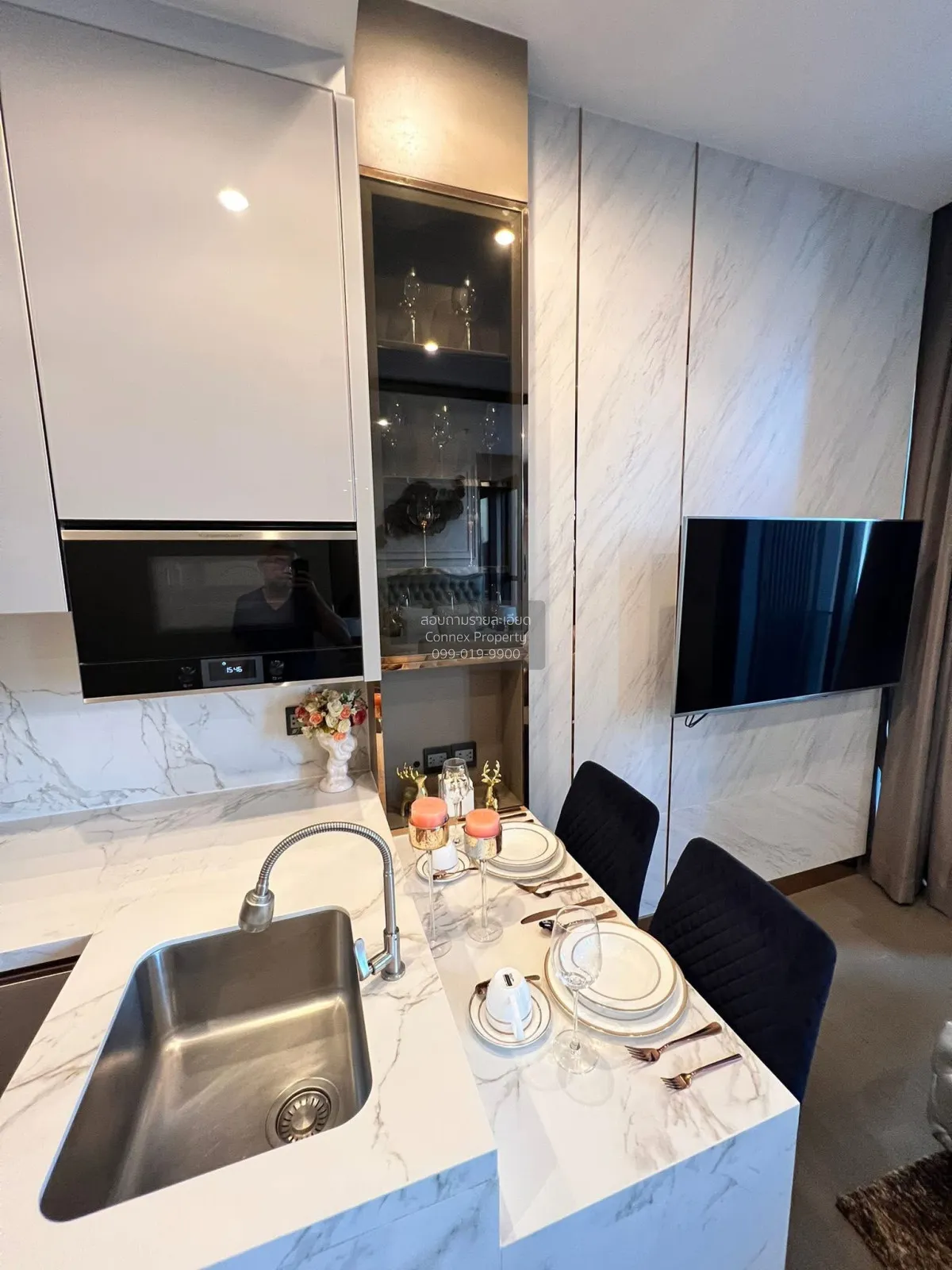 For Rent Condo , The Esse at Singha Complex , MRT-Phetchaburi , B 2