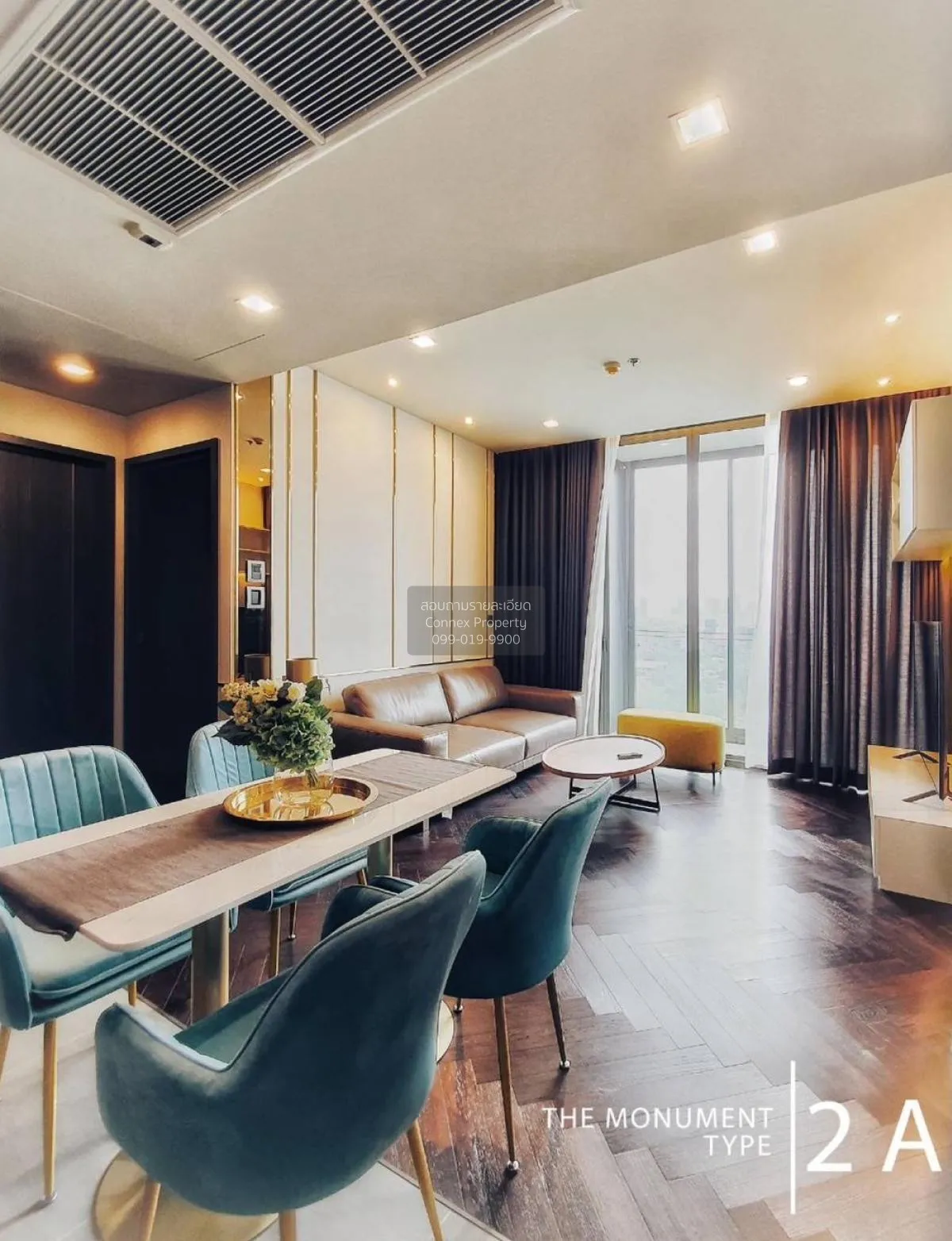 เช่าคอนโด  เดอะ โมนูเมนต์ สนามเป้า  BTS-สนามเป้า สามเสนใน เขต พญา 1
