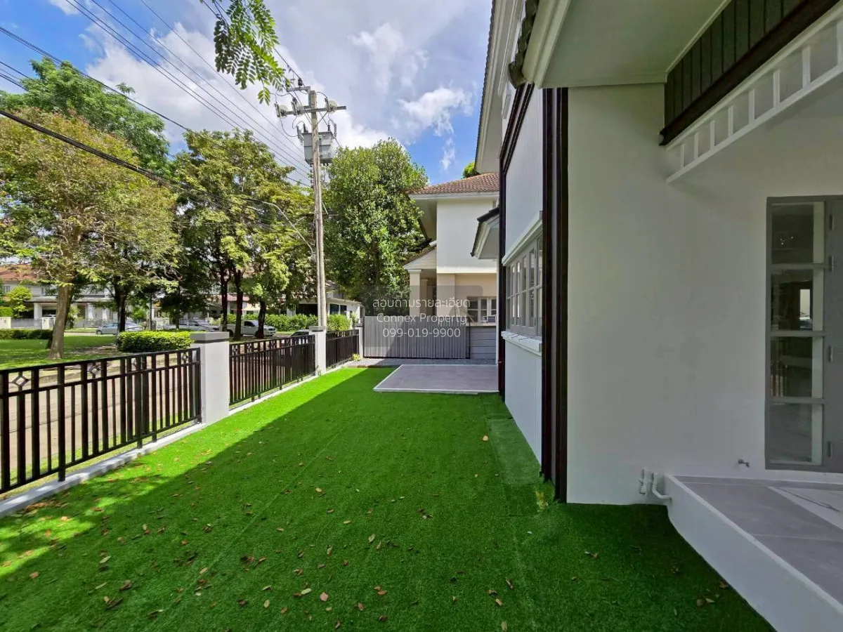 For Sale House , Setthasiri Ramintra , corner unit , wide frontag 4