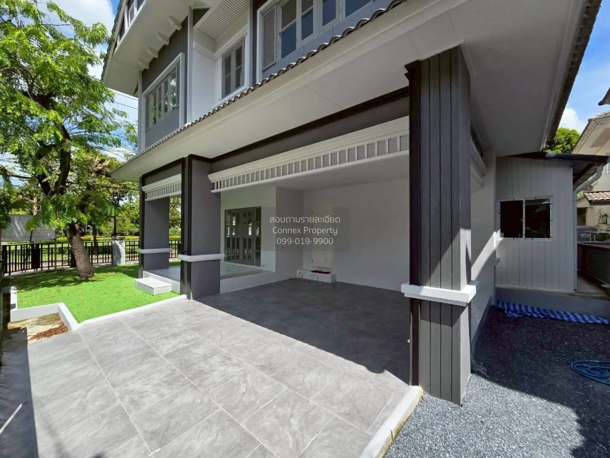 For Sale House , Setthasiri Ramintra , corner unit , wide frontag