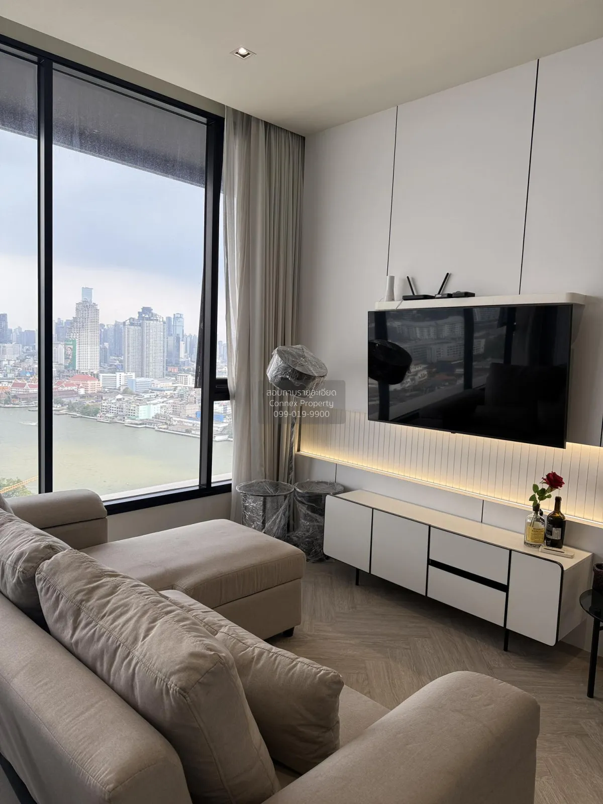For Rent Condo , Chapter Charoennakhorn-Riverside , BTS-Krung Tho 1