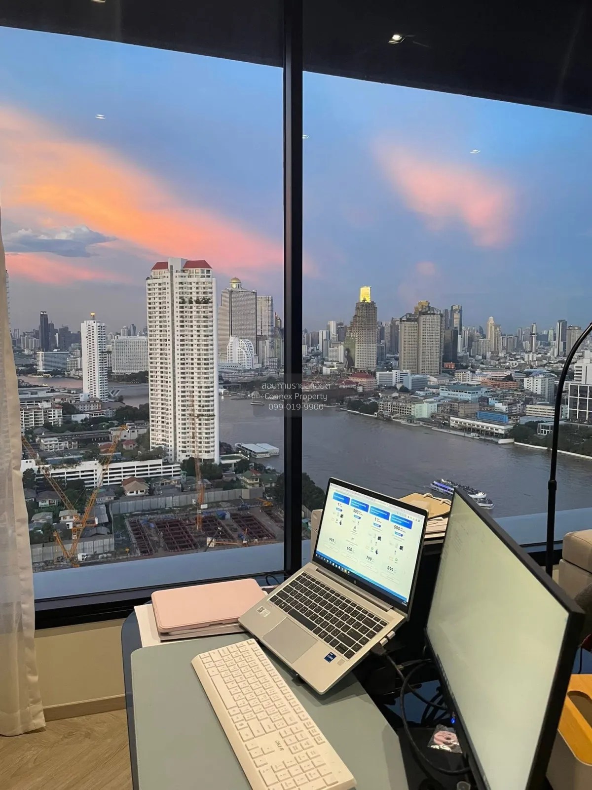 For Rent Condo , Chapter Charoennakhorn-Riverside , BTS-Krung Tho