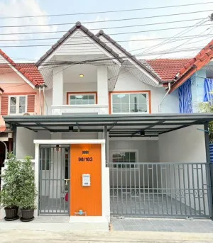 ขายทาวน์เฮ้าส์/ทาวน์โฮม  บ้านริมสวน ธนานนท์ รีโนเวทใหม่ MRT-ไทรม้า บางรักน้อย เมืองนนทบุรี นนทบุรี CX-146636