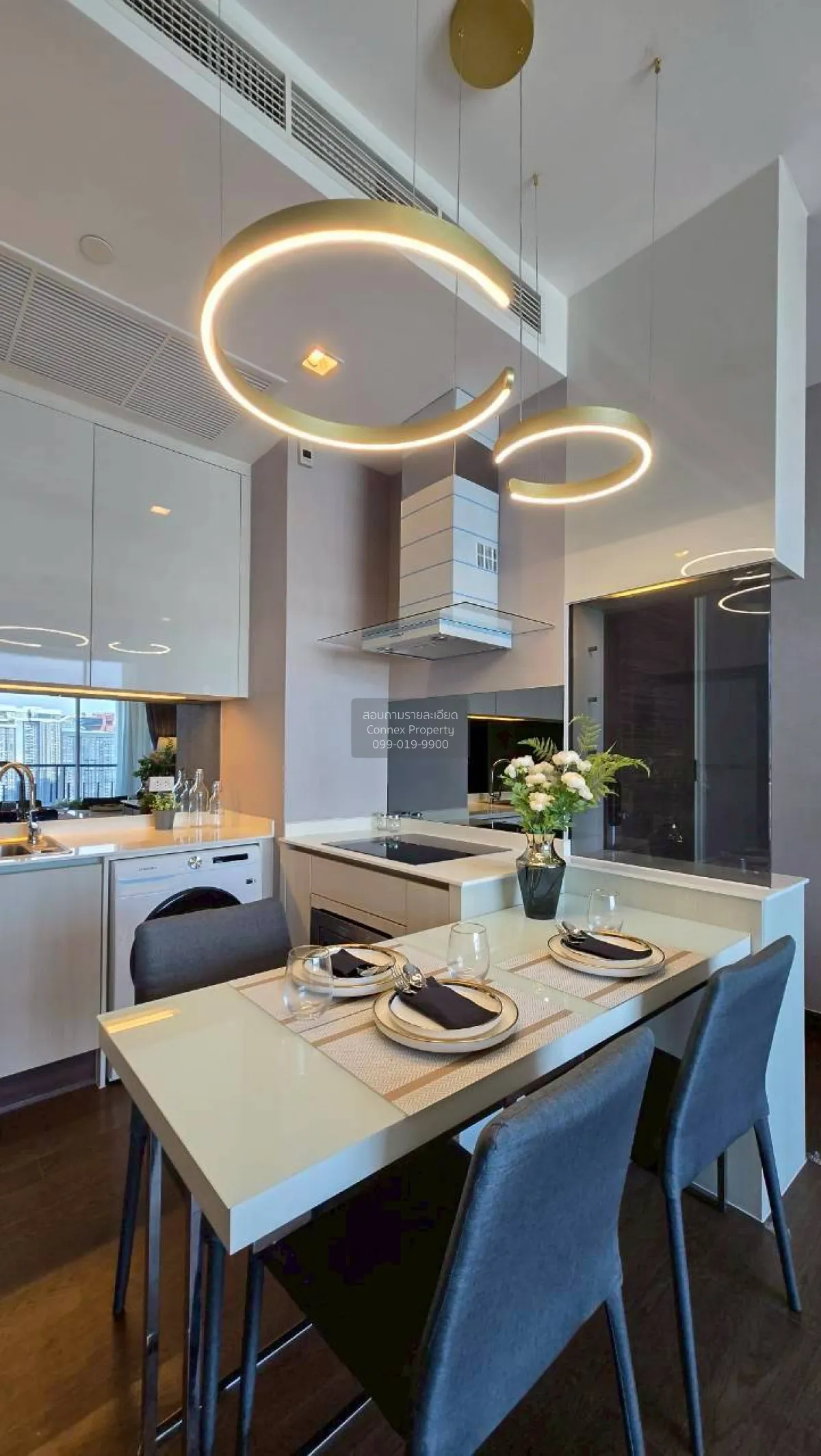 For Rent Condo , Q Asoke , nice view , MRT-Phetchaburi , Makkasan 4