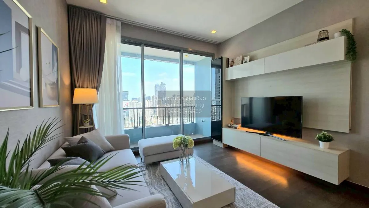 For Rent Condo , Q Asoke , nice view , MRT-Phetchaburi , Makkasan