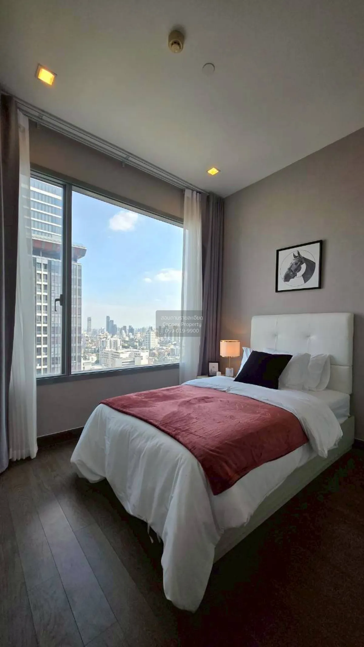 For Rent Condo , Q Asoke , nice view , MRT-Phetchaburi , Makkasan