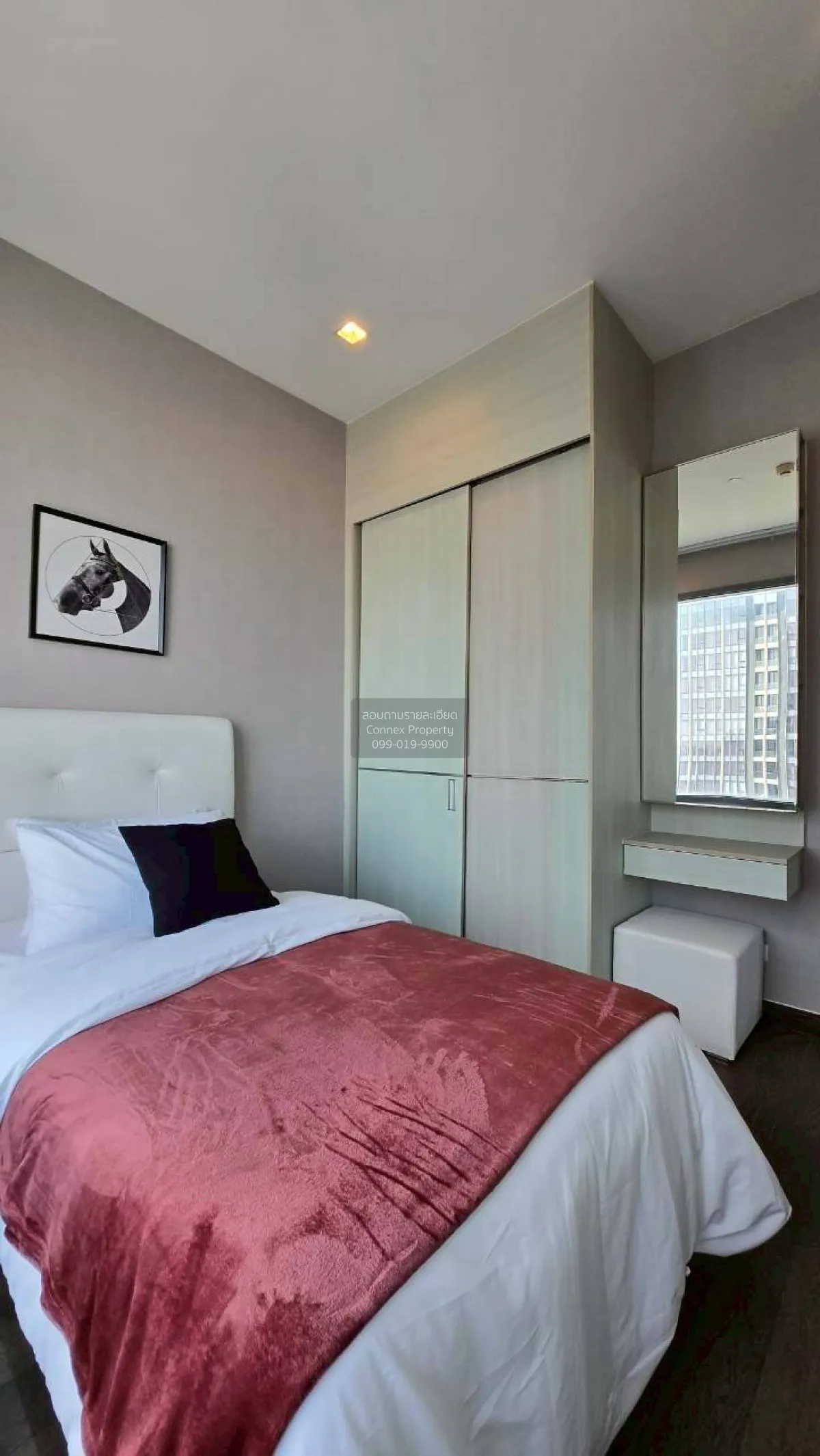 For Rent Condo , Q Asoke , nice view , MRT-Phetchaburi , Makkasan