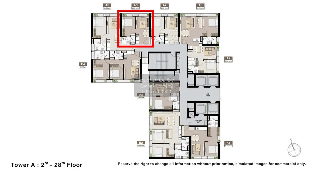 For Sale Condo , Noble BE 19 , nice view , BTS-Asok , Khlong Toei